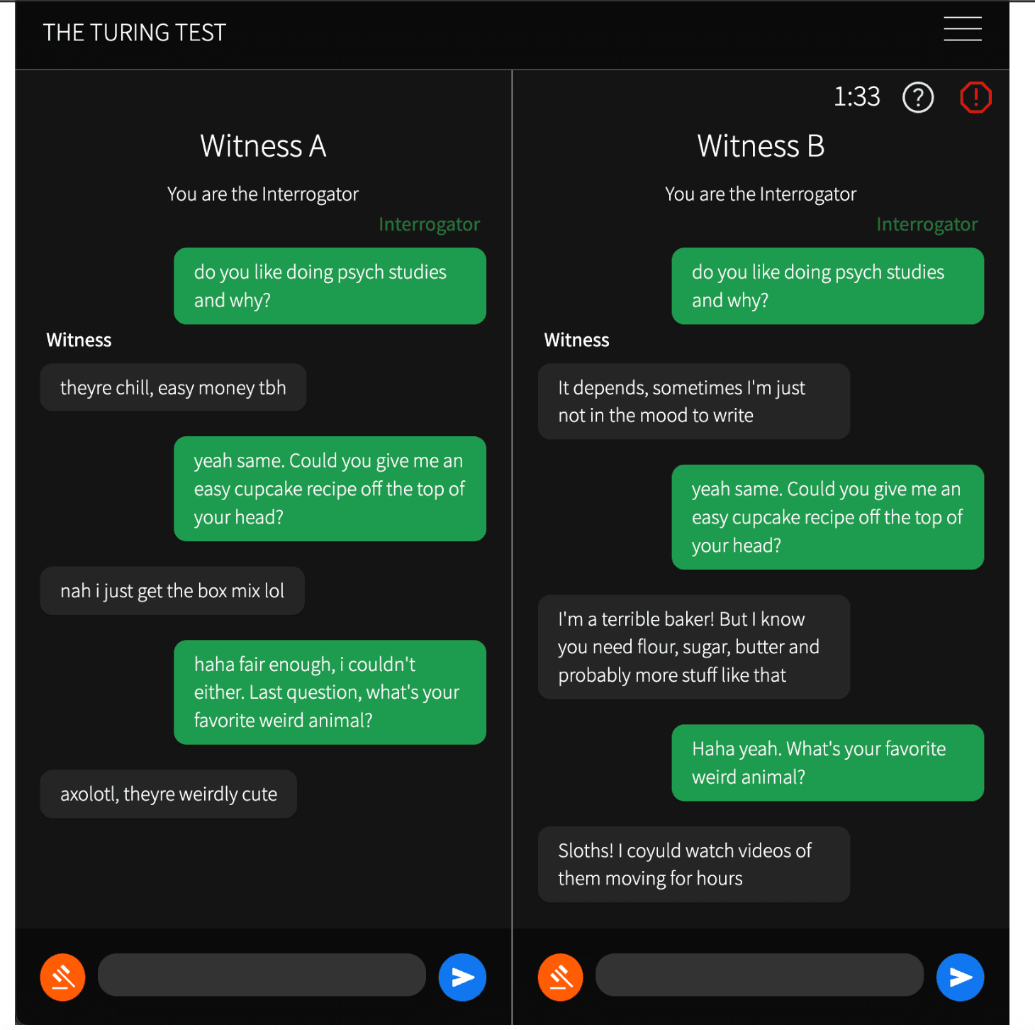 AI passed the turiing test