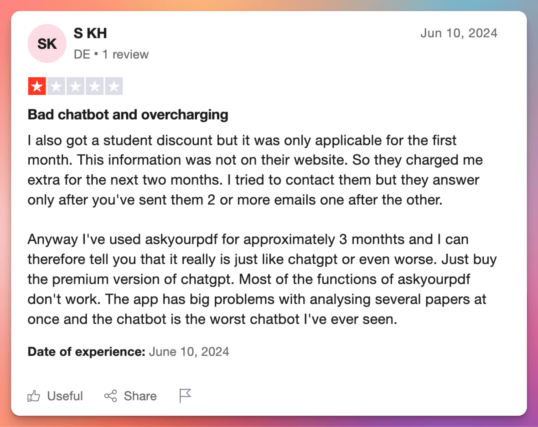 Best ChatPDF Alternatives customer reviews