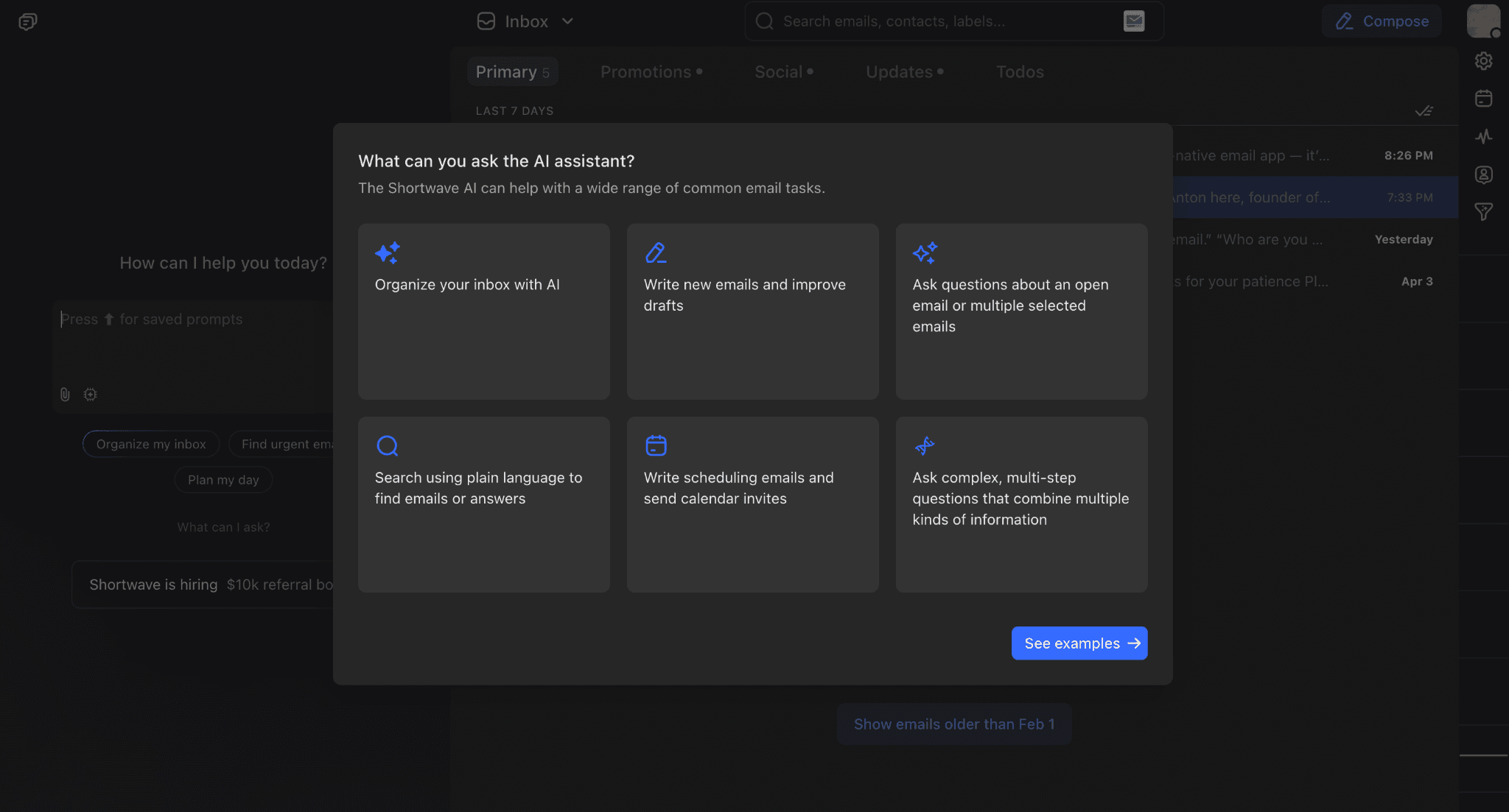 Shortwave ai features