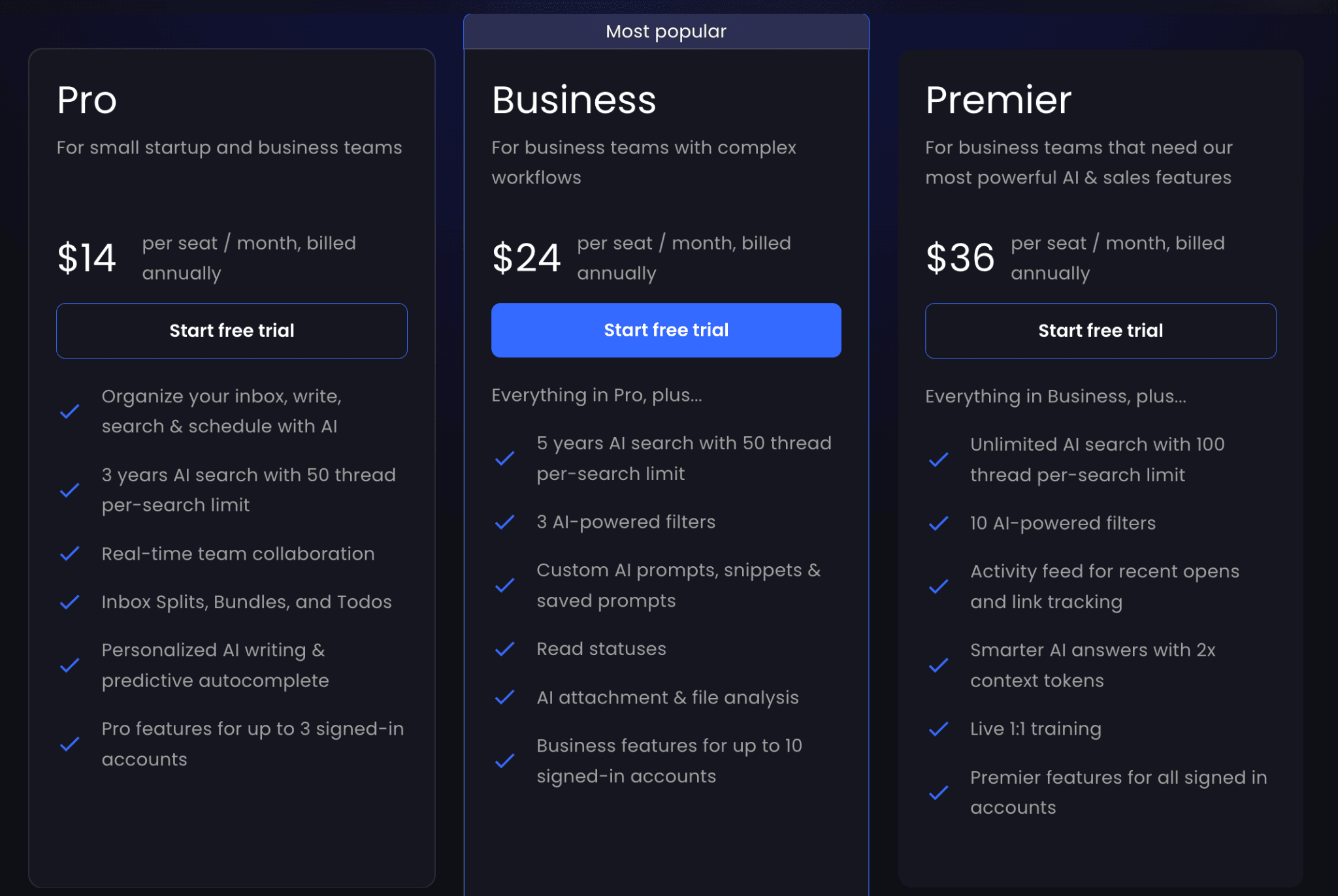 Shortwave pricing