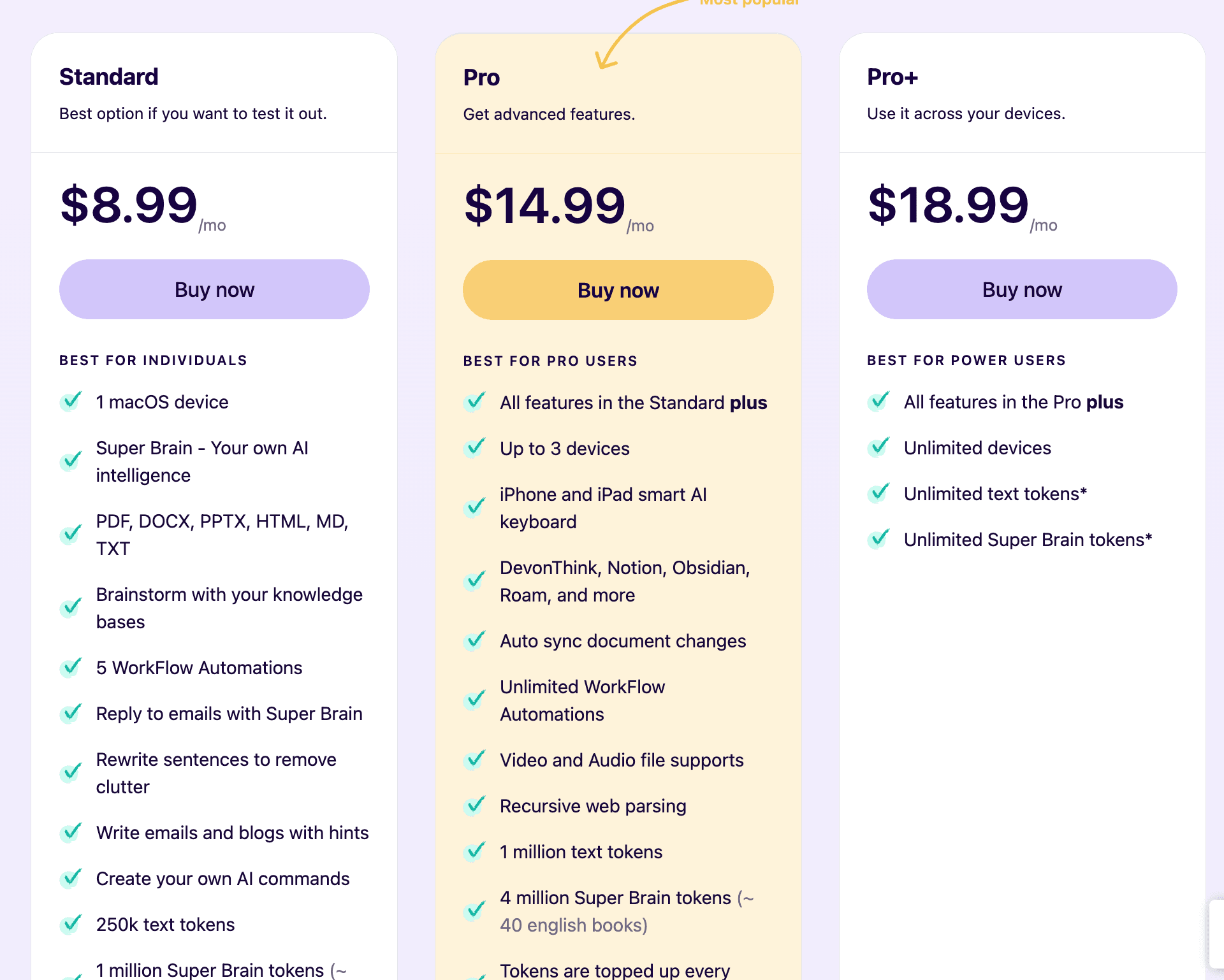 Elephas Pricing 
