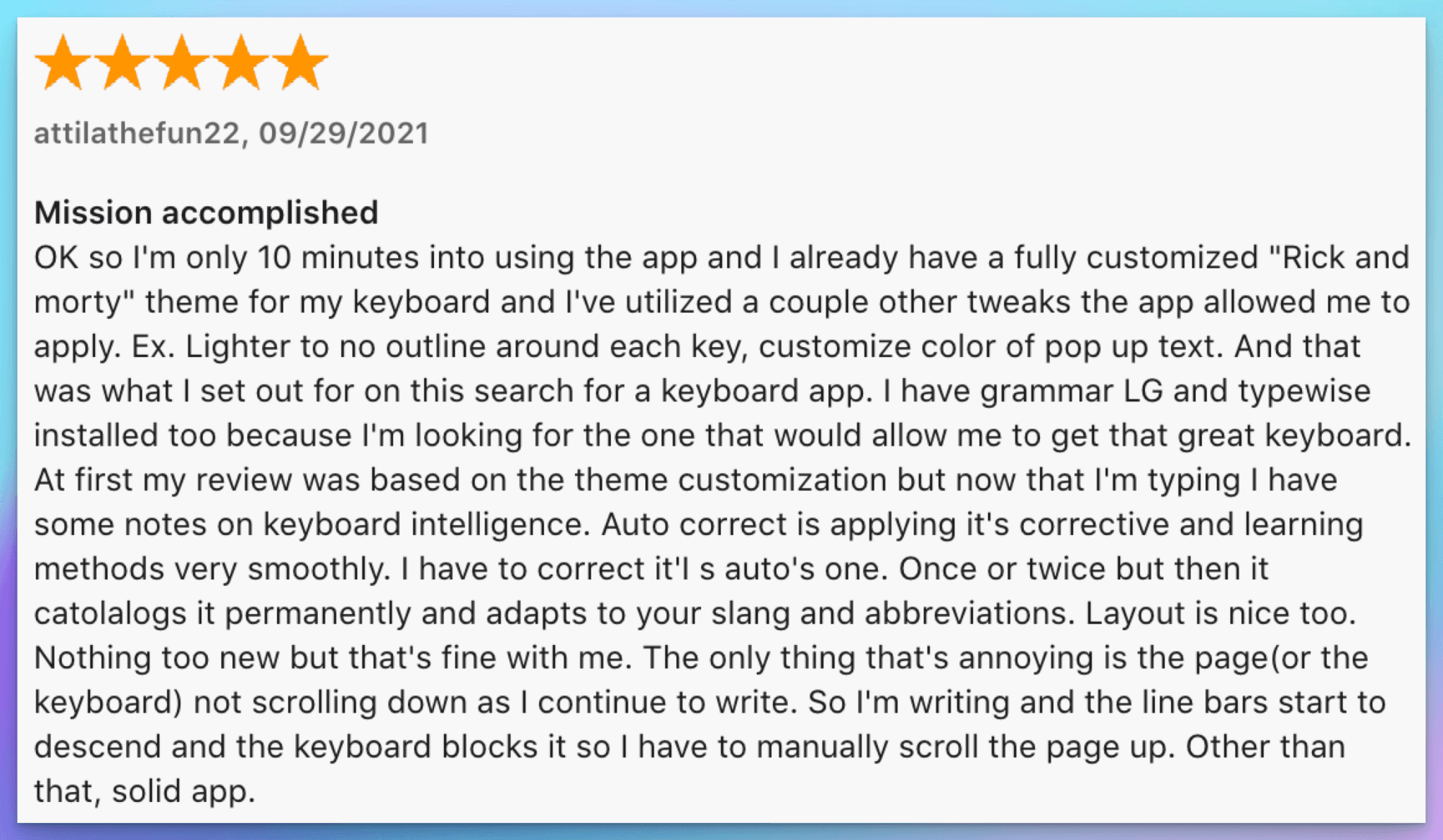 Customer Reviews of Best AI Keyboard for iPhone