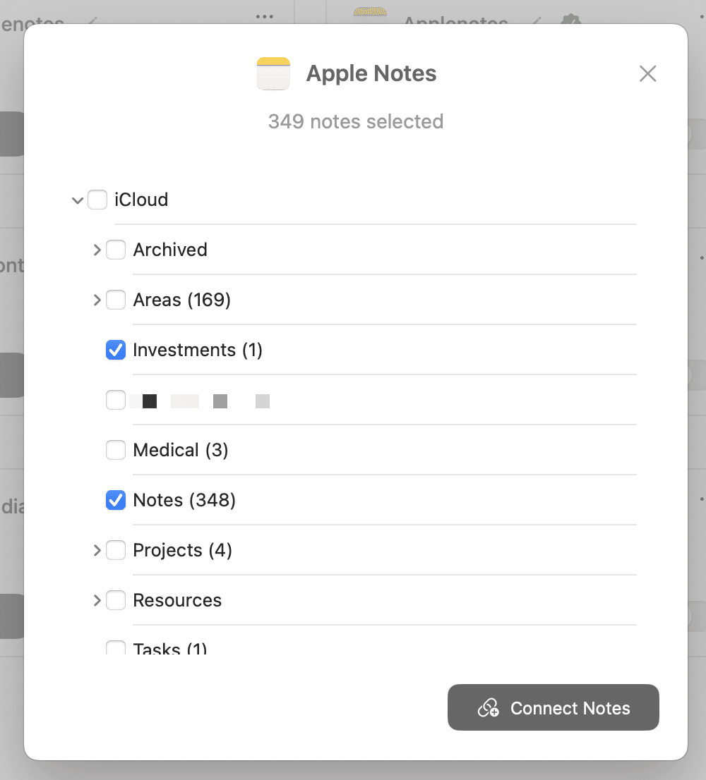 Elephas integration to apple notes