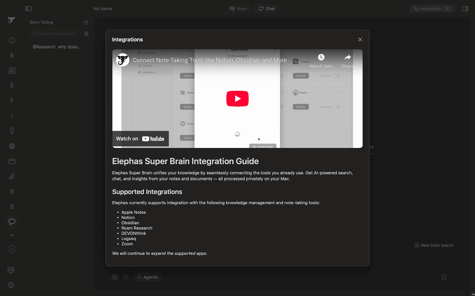 Elephas demo videos