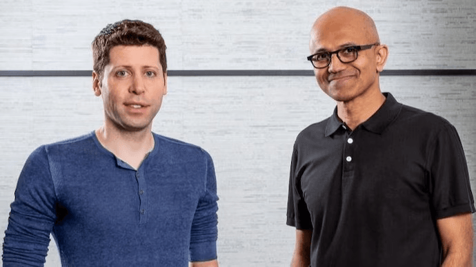 Sam altman x satya nadella 