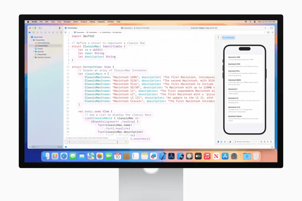 Apple new Coding Assistant