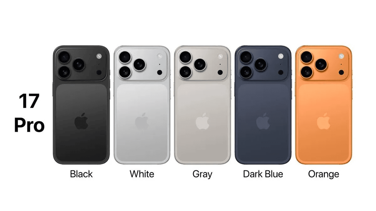 iPhone 17 colours