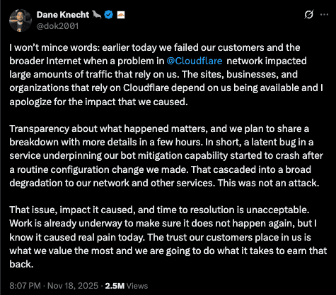 Cloudflare Outage 