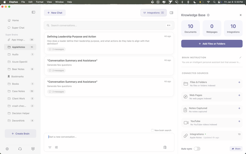 Elephas 11.5 Release