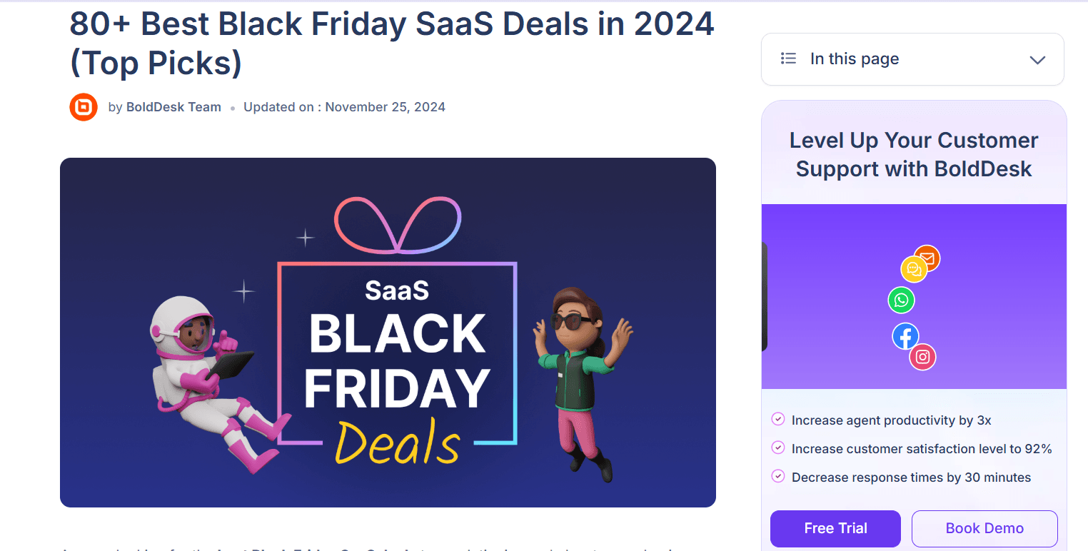 Best Saas Black Friday deals