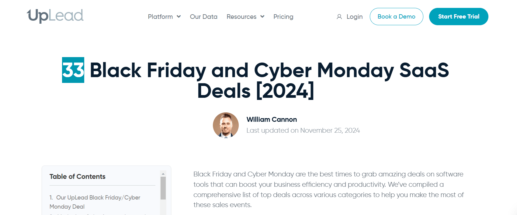 Best Saas Black Friday deals