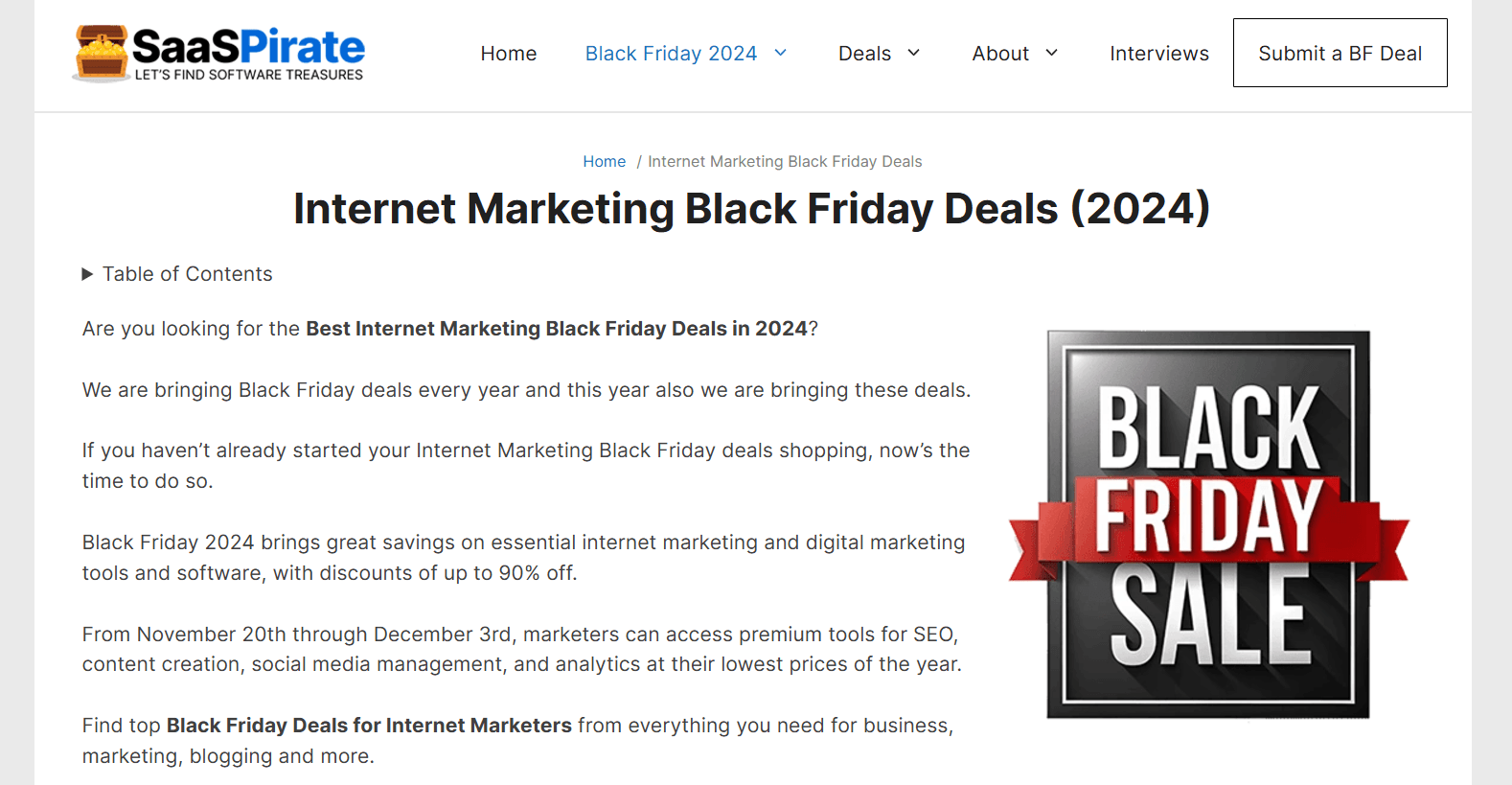 Best Saas Black Friday deals