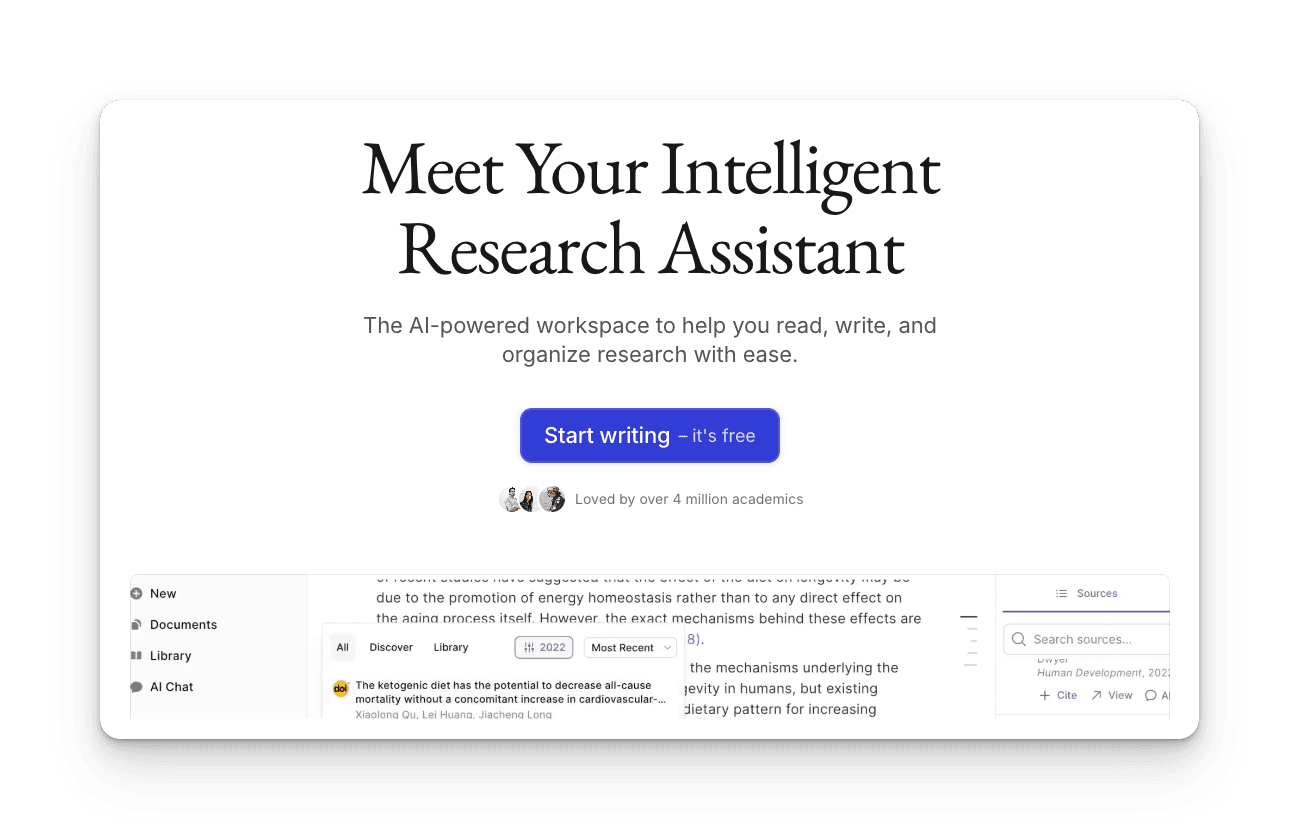 Best AI Tools for Scientific Writing 