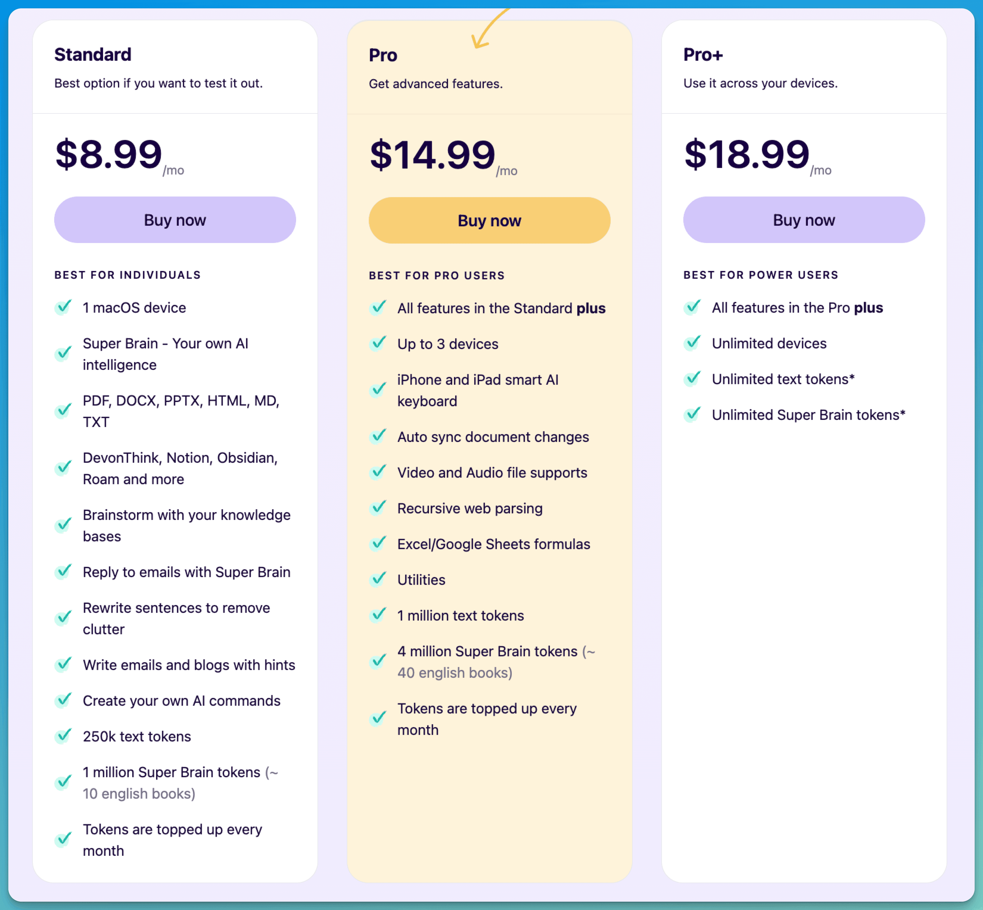 Elephas Pricing