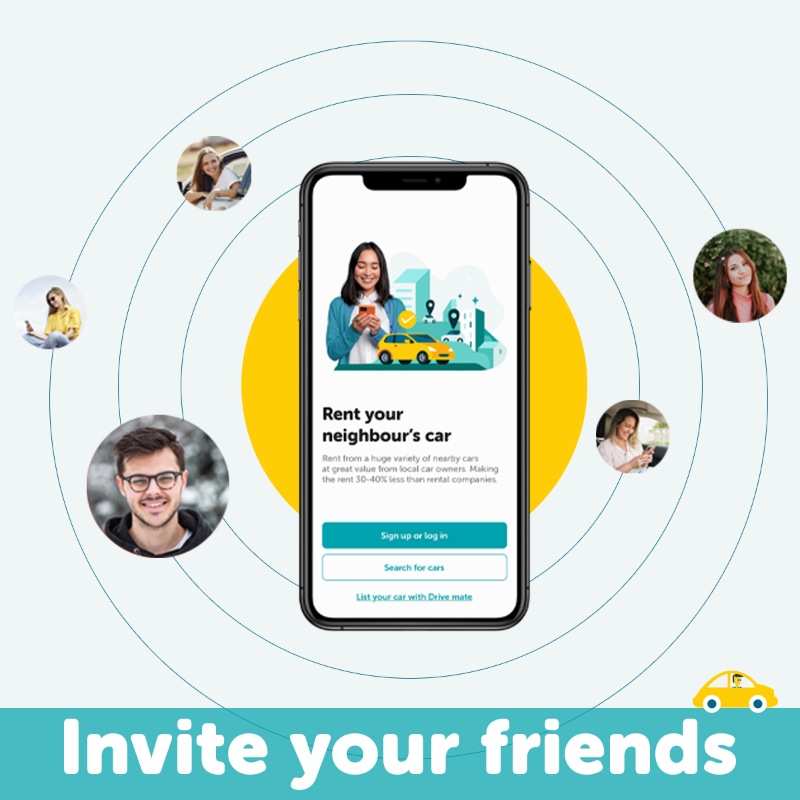 Earn unlimited rewards with the Drive mate referral program
