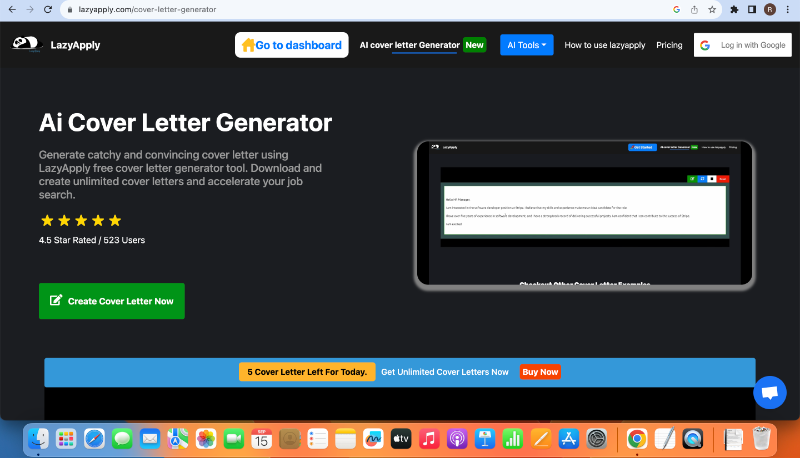 Cover Letter Generator