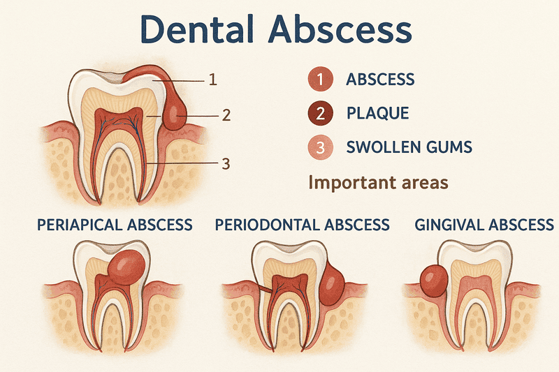 dental abscess types