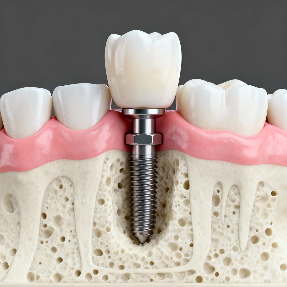 Picture showing dental implant