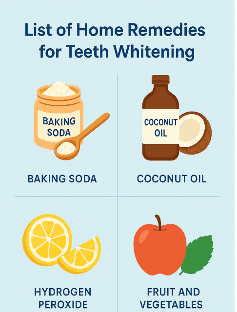 home remedies for teeth whitening