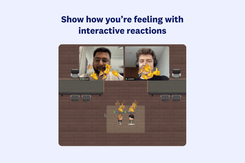 Reactions on Cosmos 