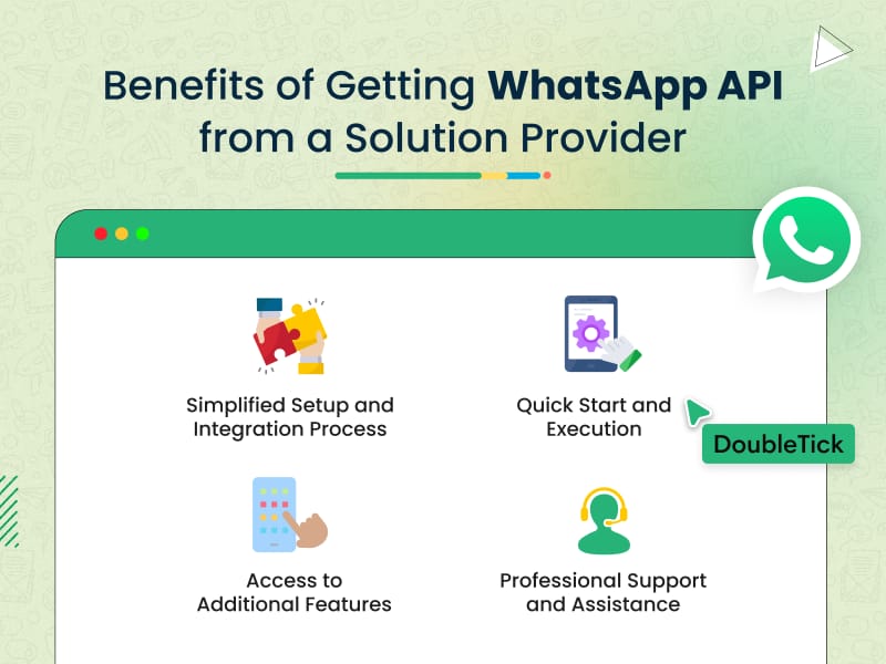 Benefits of Getting WhatsApp API from a Solution Provider