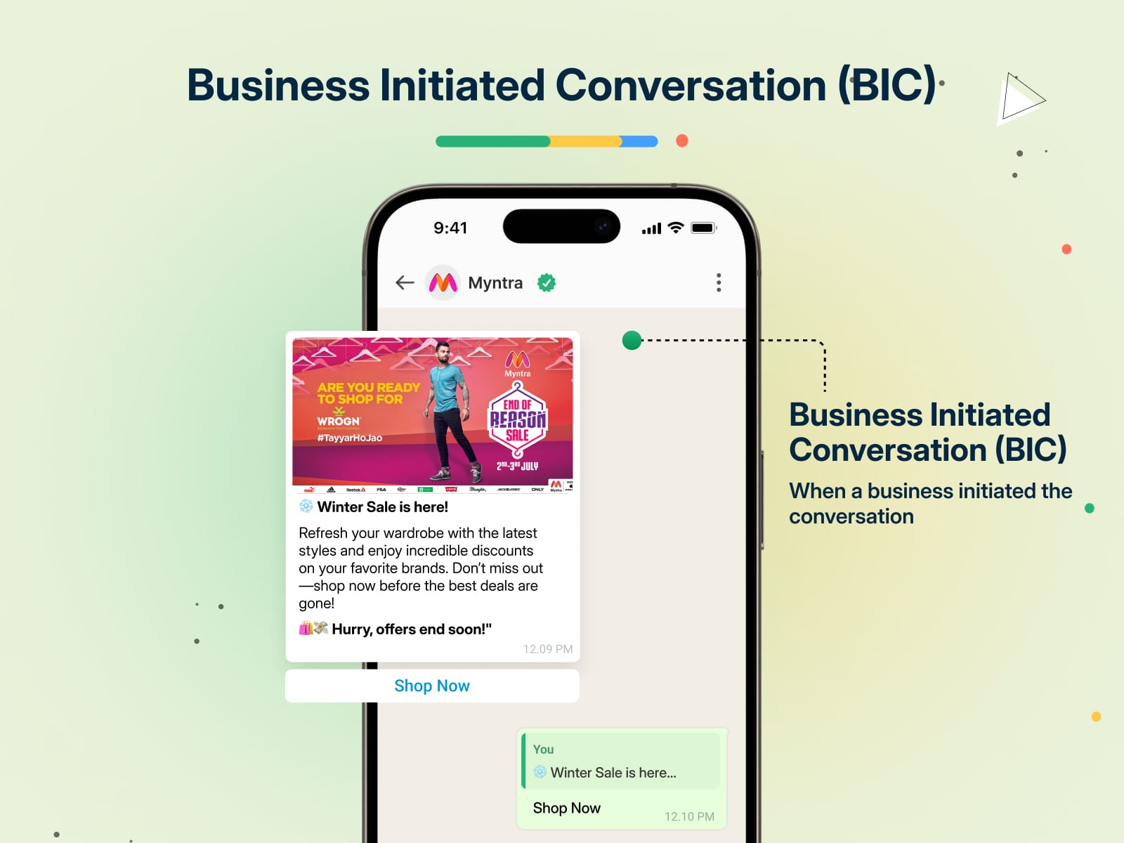 Business-initiated Conversation (BIC)