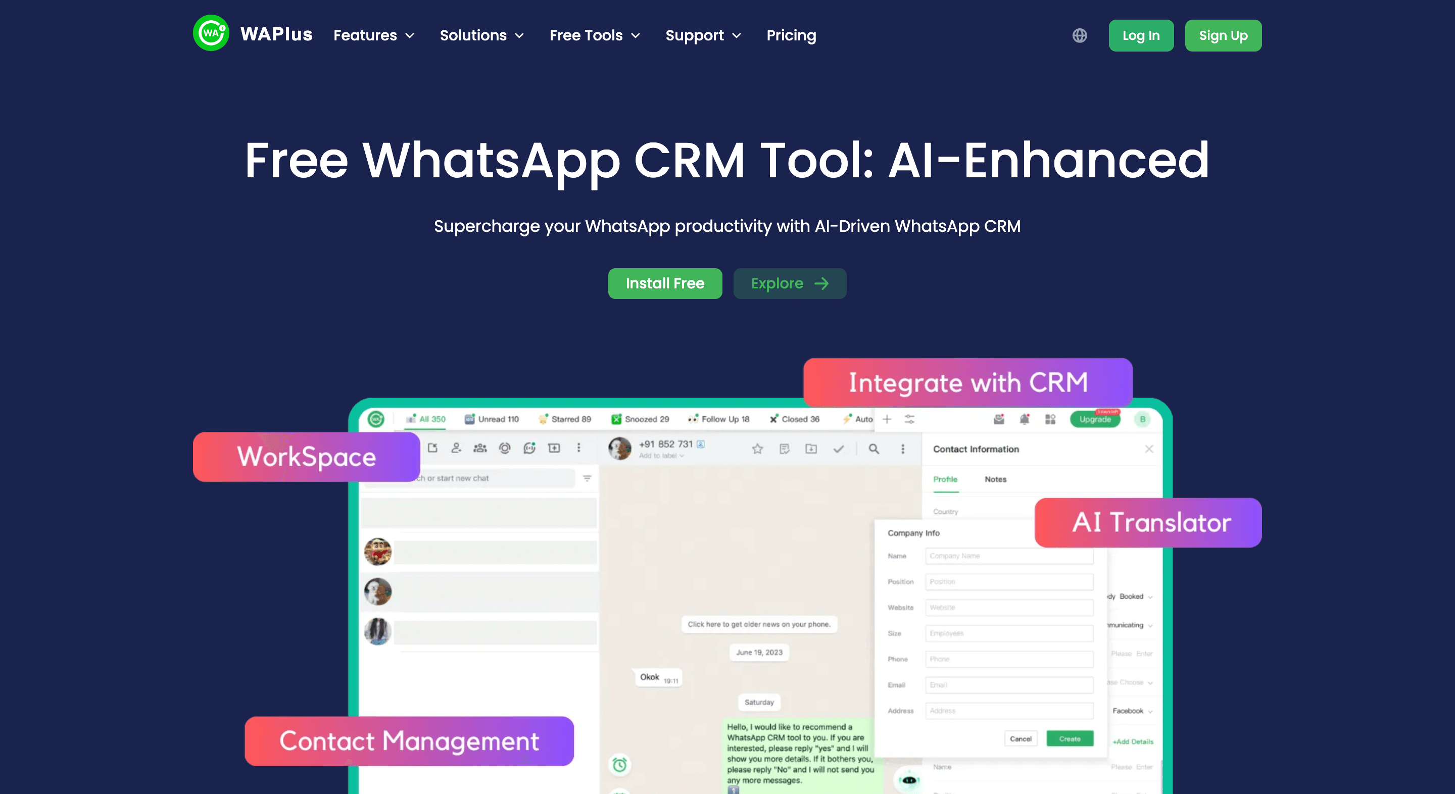 WhatsApp Tool_WAPlus