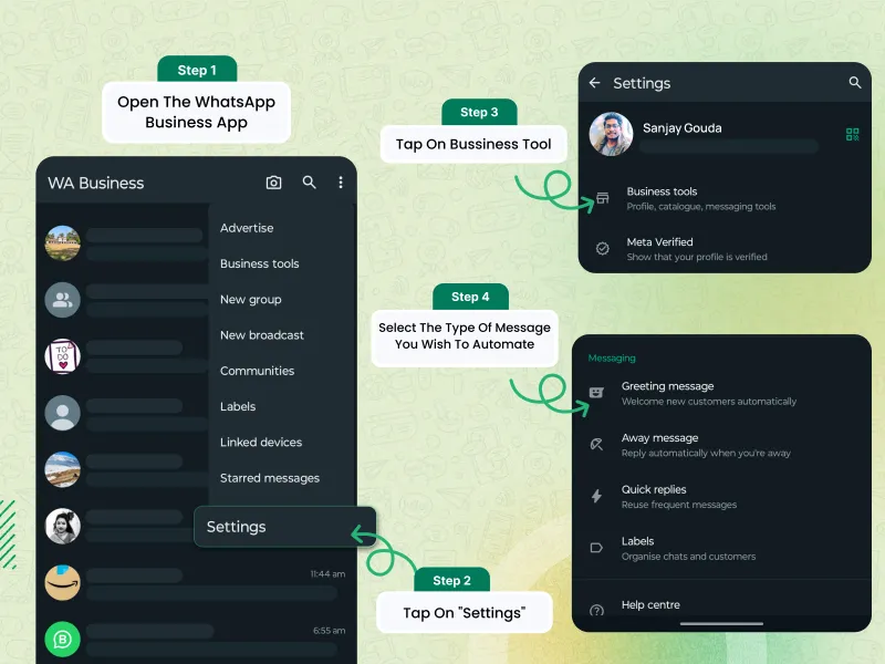 How To Schedule WhatsApp Messages On The WhatsApp Business App?