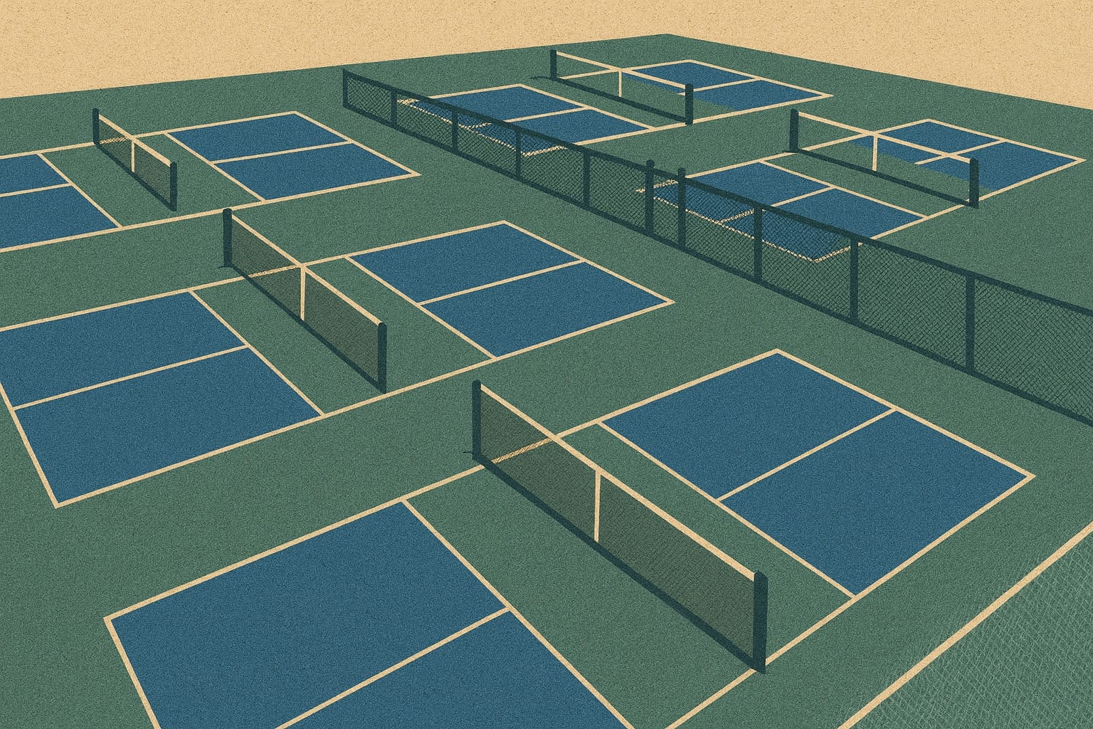 America’s Pickleball Court Boom: No Membership Required