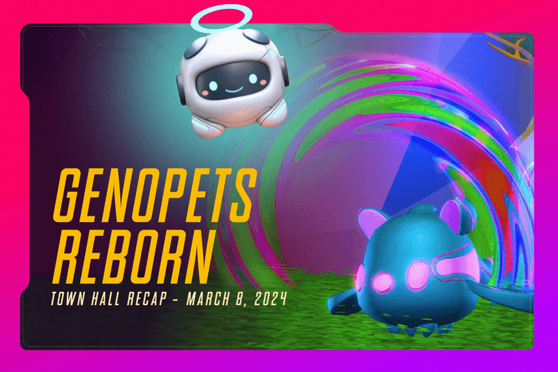 Genopets Town Hall Recap - March 8, 2024