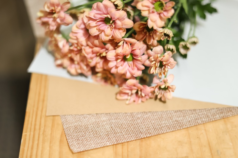 eco flower wrap process