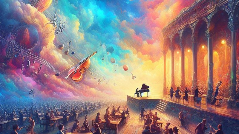 man playing piano on stage