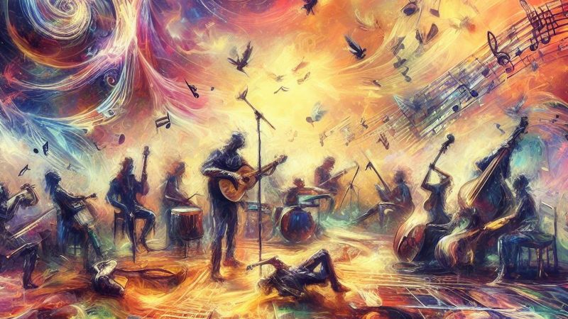 band playing