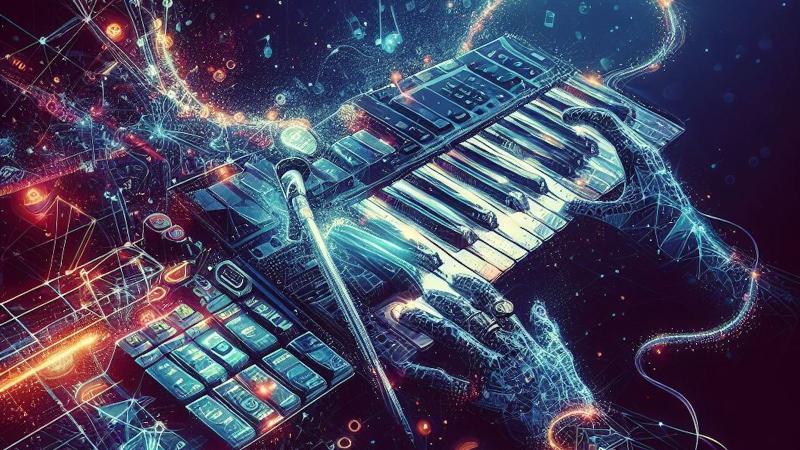 futuristic keyboard 