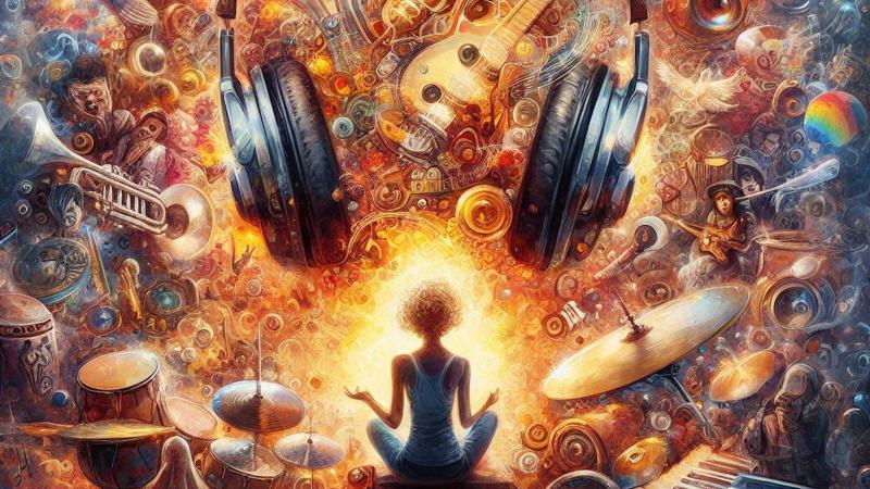 meditation around music