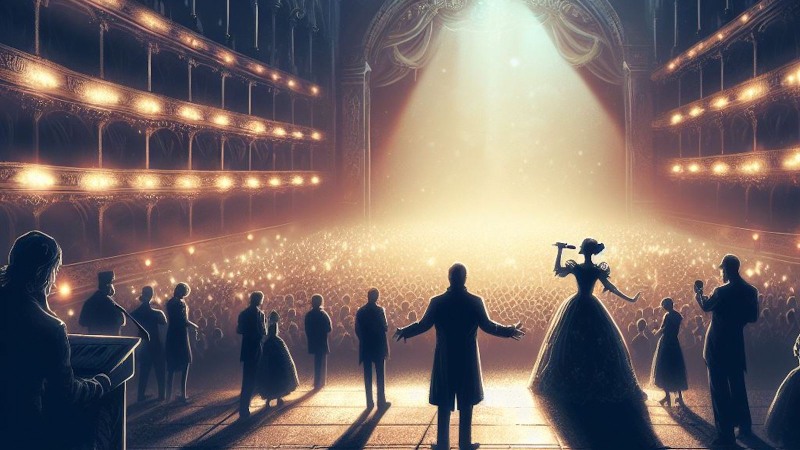 opera singers on stage