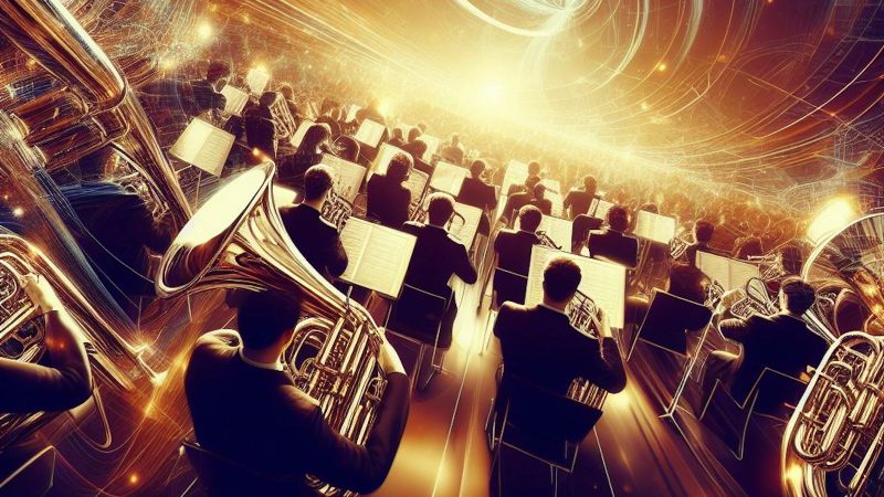 brass section in the orchestra
