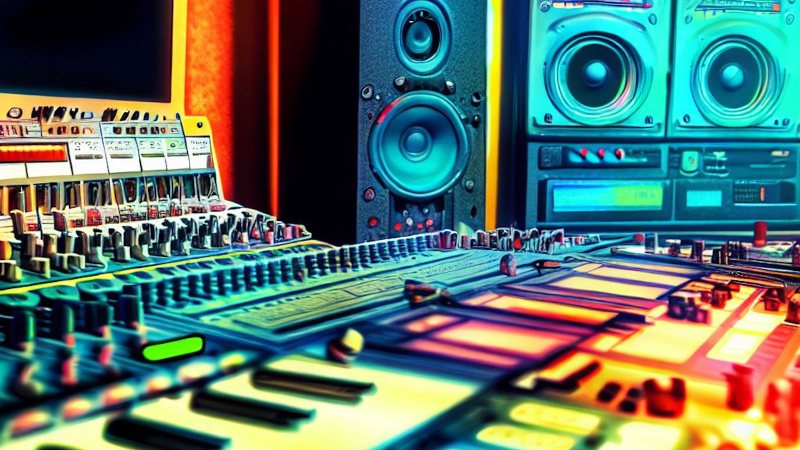 modern music studio