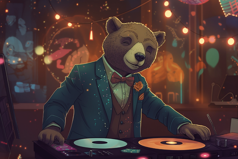 DJ bear
