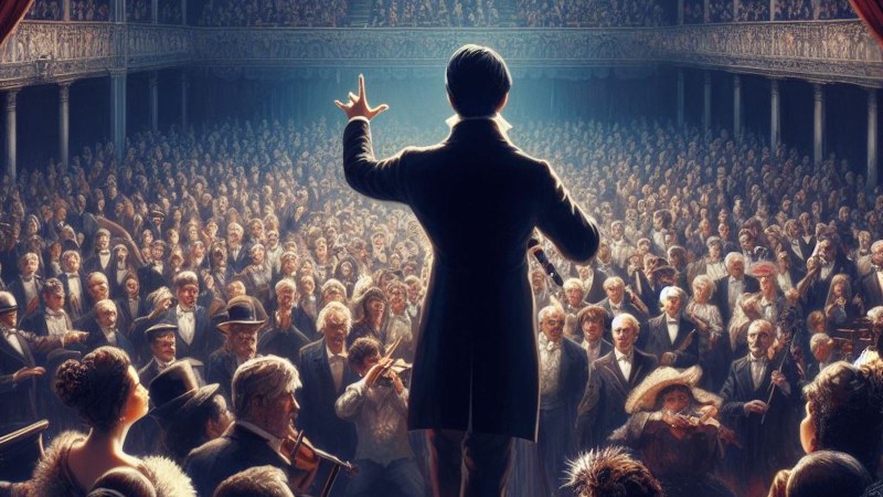 opera singer performing on stage