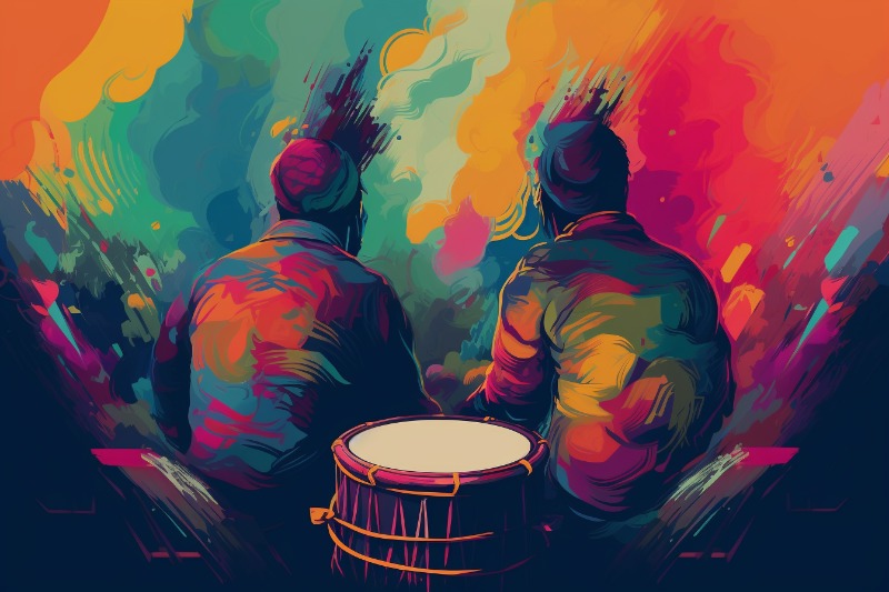 men playing drums
