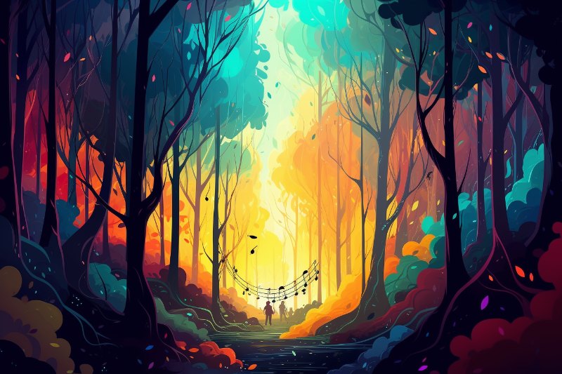 music in the forest