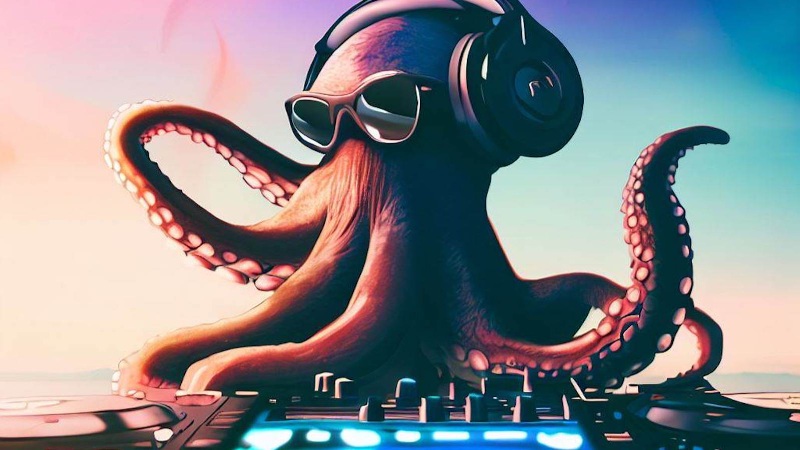 DJ octopus
