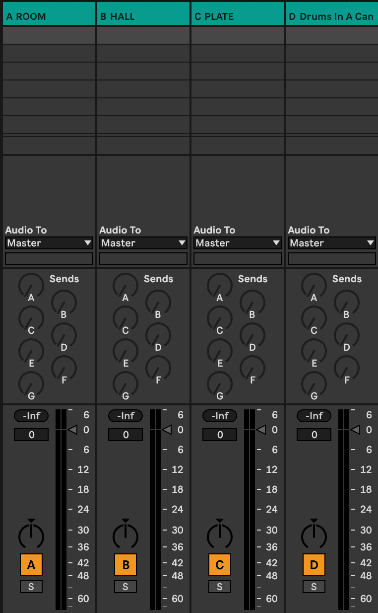 Reverb Sends & Return