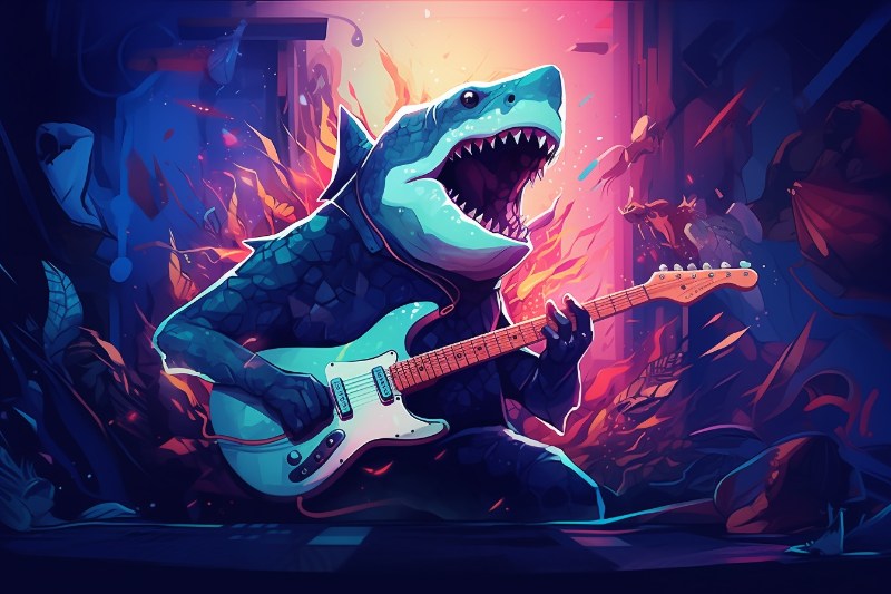 shark guitarist