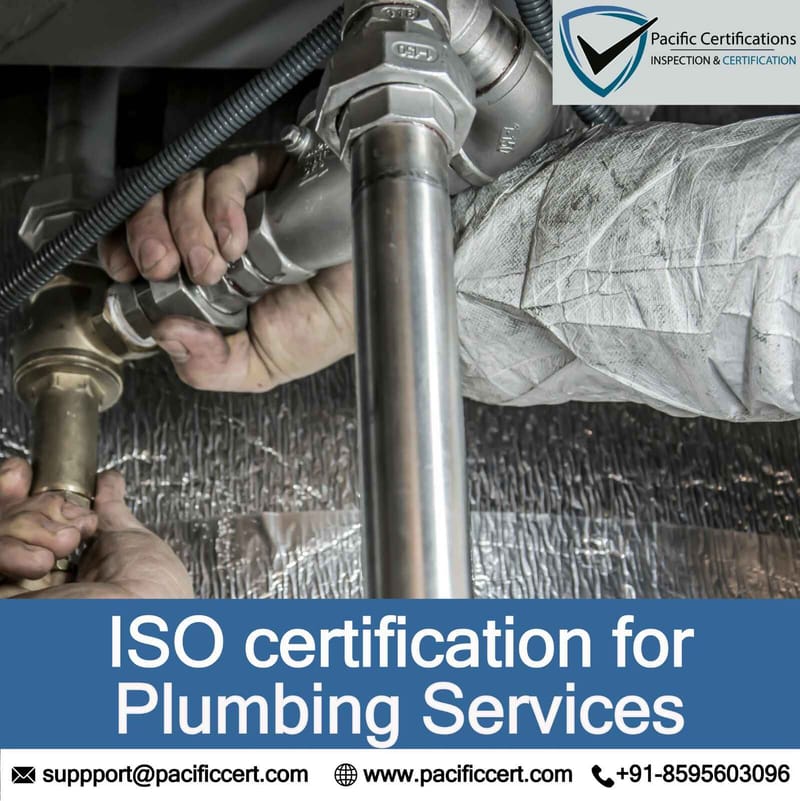 ISO Certifications for Plumbing Services companies & applicable ISO standards