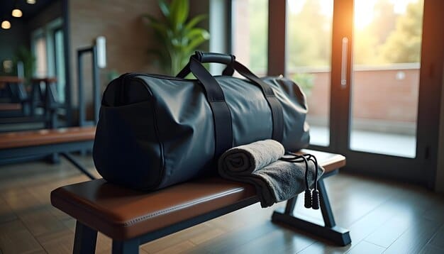 monogrammed gym bag