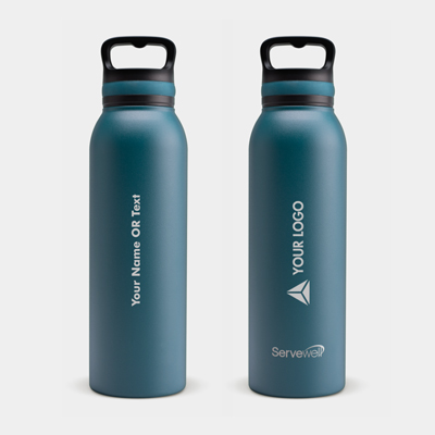 Blue customized bottle