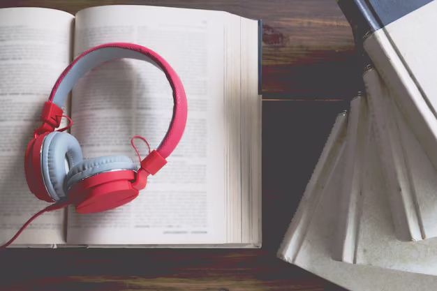 listening to an audiobook