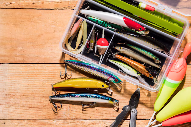 fishing box with tools